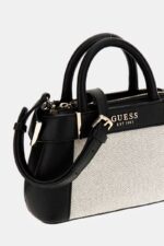 Guess Anadela Mini Γυναικεία Τσαντά HWAG9633760 Μαύρη/Γκρι - Image 3