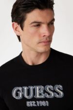 Guess Ανδρικό T-Shirt M5GI07I3Z14-JBLK Μαύρο - Image 4