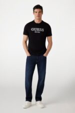 Guess Ανδρικό T-Shirt M5GI07I3Z14-JBLK Μαύρο - Image 2