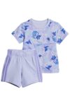 Adidas Disney Βρεφικό Σετ Με Σορτς JF3632 Lilo & Stich Μωβ