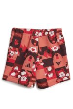 Adidas Disney Βρεφικό Σετ Με Σορτς JF3625 Mickey Mouse Εκρού/Κοκκίνο - Image 3