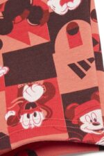 Adidas Disney Βρεφικό Σετ Με Σορτς JF3625 Mickey Mouse Εκρού/Κοκκίνο - Image 5