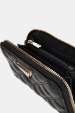 Guess Giully Γυναικείο Καπιτονέ Πορτοφόλι SWQG9673140 Μαύρο - Image 3