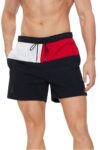Tomy Hilfiger Ανδρικό Μαγιό Βερμούδα UM0UM03259-DW5 Μπλε/Κοκκίνο/Λευκό