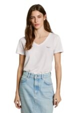 Pepe Jeans Γυναικείο T-shirt PL506051-800 Λευκό
