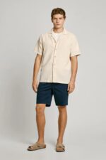 Pepe Jeans Ανδρική Βερμούδα Chino PM801181-594 Μπλε - Image 2