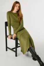 Pepe Jeans Γυναικείο Φόρεμα PL9537717-765 Χακί - Image 2