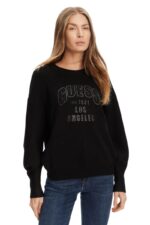 Guess Γυναικείο Πουλόβερ W5YR26Z26I2-JBLK Μαύρο