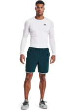 Under Armour Comp SS Ισοθερμική Ανδρική Μπλούζα 1361524-100 Λευκή - Image 2