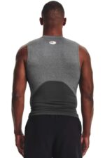 Under Armour Comp SS Ισοθερμικό Ανδρικό Αμάνικο T-Shirt 1361522-090 Γκρι - Image 3
