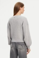 Guess Γυναικεία Ζακέτα W5YR07Z2ZK2-LMGY Γκρι - Image 4