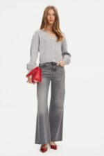 Guess Γυναικεία Ζακέτα W5YR07Z2ZK2-LMGY Γκρι - Image 2