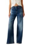 Guess Γυναικείο Bellagio Wide-Leg W5YA1CD5QP3-TWLO Μπλε