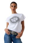 Guess Γυναικείο T-Shirt Slim W5YI14I3Z14-G011 Λευκό