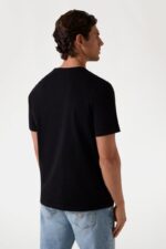 Guess Ανδρικό T-Shirt M4YI0AKCCM1-JBLK Μαύρο - Image 4