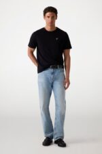 Guess Ανδρικό T-Shirt M4YI0AKCCM1-JBLK Μαύρο - Image 2