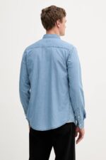 Pepe Jeans Ανδρικό Πουκάμισο PM3090014C0-000 Μπλε - Image 4