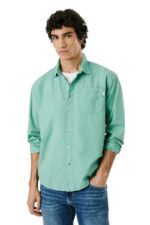 Pepe Jeans Ανδρικό Πουκάμισο PM309075-621 Πράσινο