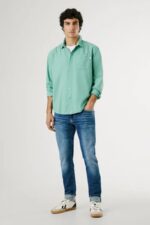 Pepe Jeans Ανδρικό Πουκάμισο PM309075-621 Πράσινο - Image 2