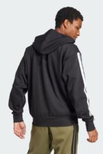 Adidas Sportswear 3-Stripes Ανδρική Ζακέτα JD1870 Μαύρη - Image 4