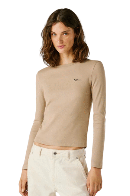 Pepe Jeans Μακρυμάνικο PL5000025-836 Beige