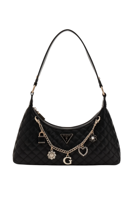 Τσάντα ώμου Everlee με charm HWEG8679180 Μαύρο