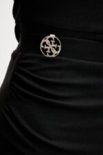 Guess Γυναικεία Φούστα W5YD64KAQL2-JBLK Μαύρο - Image 4