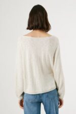 Pepe Jeans Candela Γυναικείο Πλεκτό PL702305-803 Εκρού - Image 4