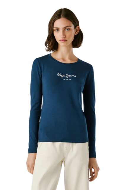 Pepe Jeans New Virginia Γυναικεία Μπλούζα PL505203-595 Μπλε