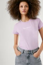 Pepe Jeans Γυναικείο T-Shirt New Virginia PL505202-419 Λιλά - Image 3