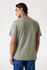 Guess Ανδρικό T-Shirt M5YI17I3Z14-G9D5 Λαδί - Image 4