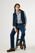 Pepe Jeans Straight Jeans Cash Ανδρικό Τζιν PM20839585CB2-000 Μπλε - Image 2