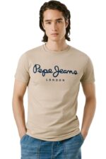 Pepe Jeans Original Stretch Ανδρικό T-Shirt PM5010132-836 Καφέ