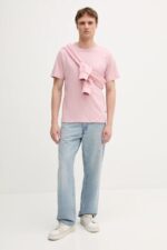 Pepe Jeans Talbot Tee Ανδρικό T-Shirt PM509956-323 Ροζ - Image 3