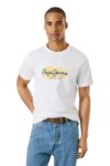 Pepe Jeans Milton Tee Ανδρικό T-Shirt PL509959-800 Λευκό