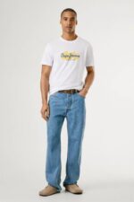 Pepe Jeans Milton Tee Ανδρικό T-Shirt PL509959-800 Λευκό - Image 2