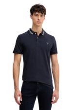 Guess Polo Ανδρικό T-Shirt M5YP66J1314-G7V2 Μπλε