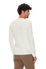 Guess Ανδρικό Πουλόβερ M5YR07Z3FC2-G018 Cream - Image 3
