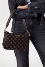 Guess Daryna II Γυναικεία Τσαντά HWEPG720818 Καφέ - Image 3