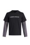 Under Armour Παιδική Μπλούζα 6006423-001 Μαύρο/Γκρι
