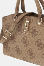 Guess Queensland Γυναίκεια Τσάντα HWOS9655060 Καφέ - Image 4