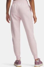 Under Armour Rival Fleece Γυναικείο Παντελόνι Φόρμας 1379438-649 Ροζ - Image 3