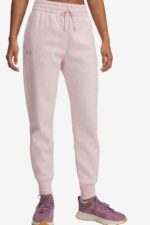 Under Armour Rival Fleece Γυναικείο Παντελόνι Φόρμας 1379438-649 Ροζ