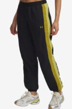 Under Armour Icon Crinkle Γυναικείο Παντελόνι 6007112-001 Μαύρο/Κίτρινο