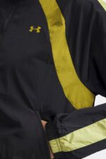 Under Armour Icon Crinkle Γυναικείο Τζάκετ 6007111-001 Μαύρο/Κίτρινο - Image 3