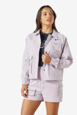 Nike Sportswear Γυναικείο Αθλητικό Μπουφάν CZ8898-576 Λιλά