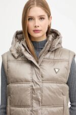 Guess Γυναικείο Αμάνικο Μπουφάν W5YL11WHDO2-G1J1 Μπεζ - Image 3