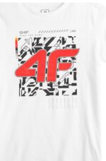 4F Παιδικό T-Shirt HJZ21-JTSM008 Λευκό - Image 2