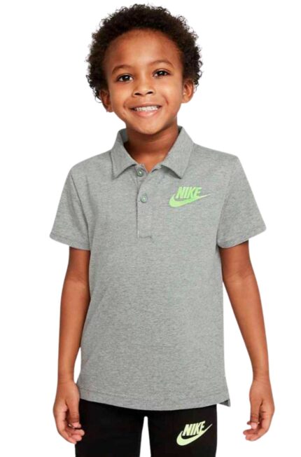 Nike Polo Παιδικό T-Shirt 86H537-GEH Γκρι