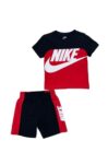 Nike Παιδικό Set 86H363-U10-102 Μάυρο/Κόκκινο
